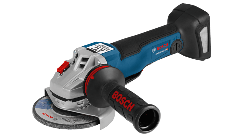 Bosch 18V EC Brushless Connected-Ready 4-1/2in Angle Grinder with No Lock-On Paddle Switch (Bare Tool) - Grinders
